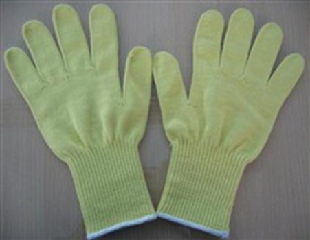 ถุงมือผ้าสีเหลือง glove7